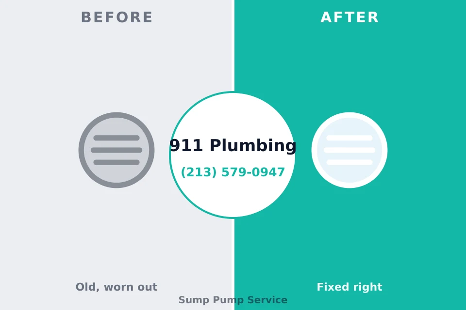Before and after: plumbing repair Waynesburg, OH